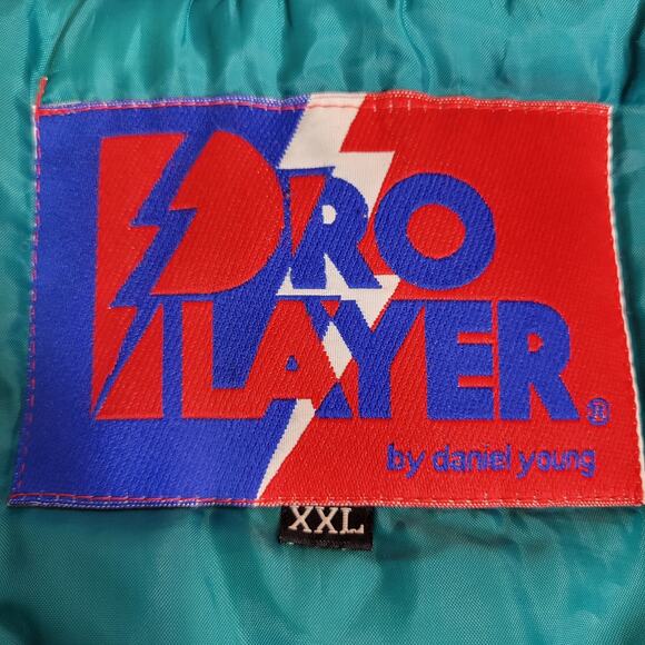 Miami Dolphins Puffer Jacket Vintage PRO PLAYER 75th Anniversary NFL Mens XXL - Picture 9 of 16